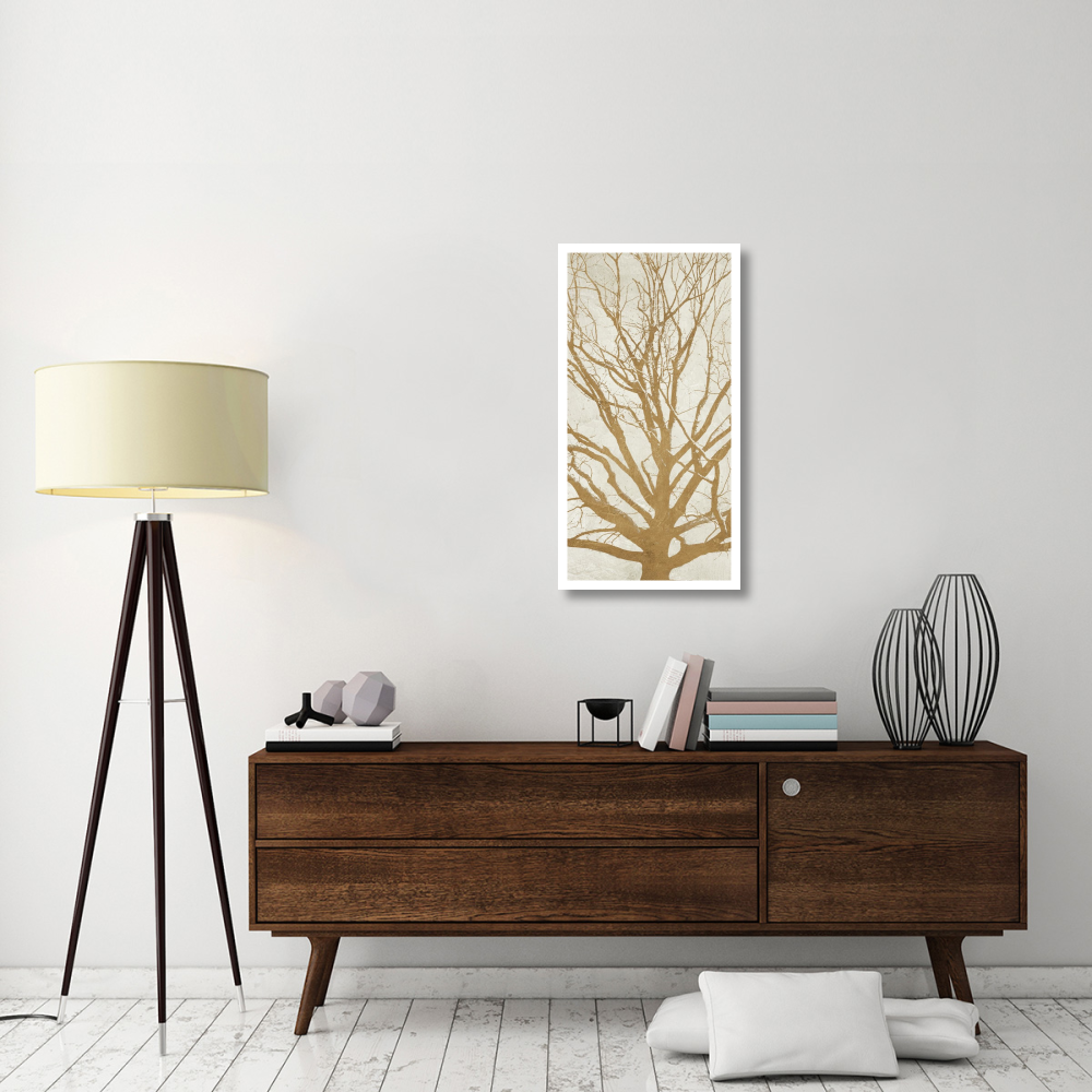 Golden Tree II-Paper Art-20&quotx38"