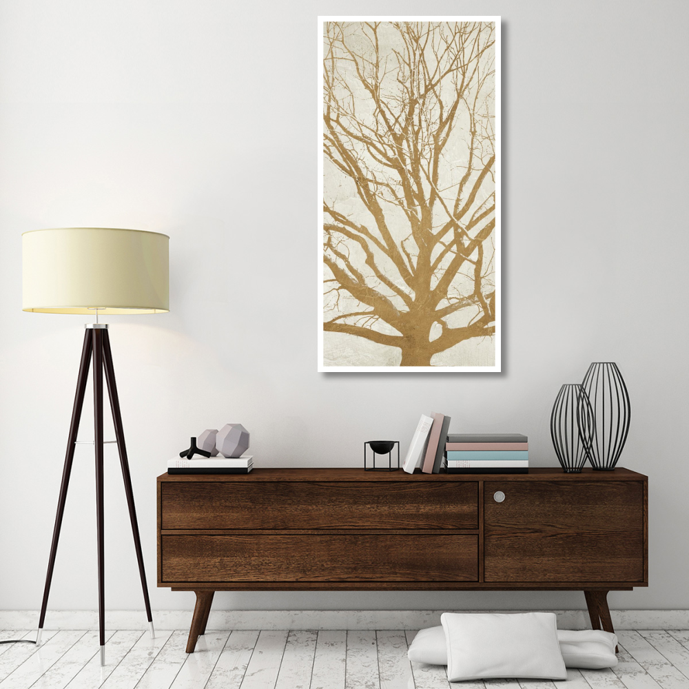 Golden Tree II-Paper Art-32&quotx62"
