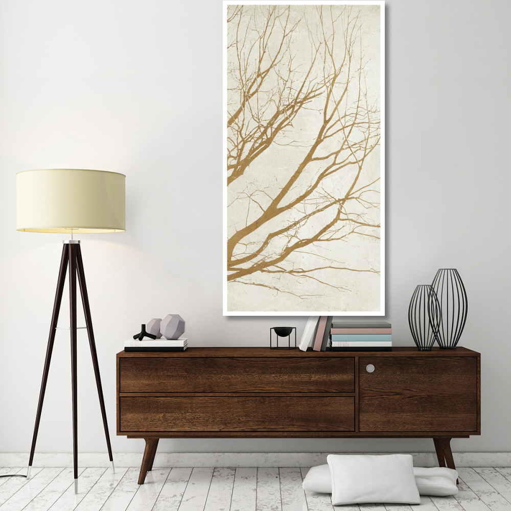 Golden Tree III-Paper Art-38&quotx74"