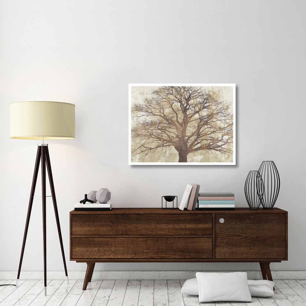 Sacred Oak-Paper Art-42&quotx32"