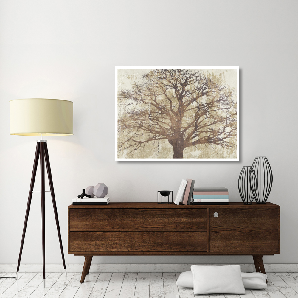 Sacred Oak-Paper Art-50&quotx38"