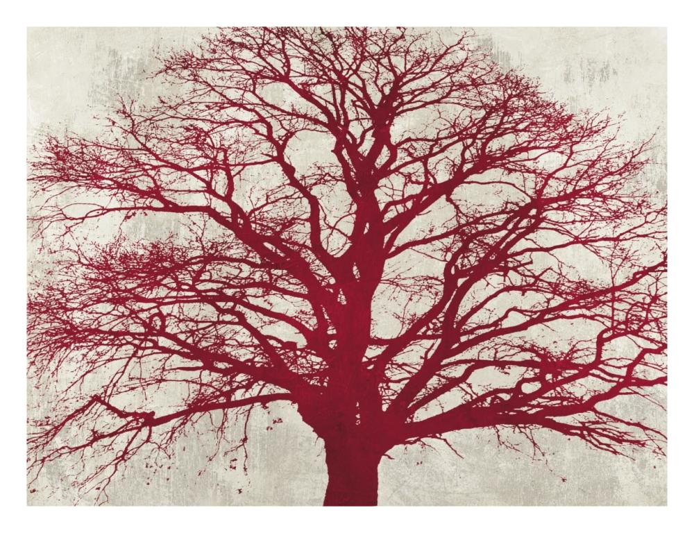 Purple Oak-Paper Art-26"x20"
