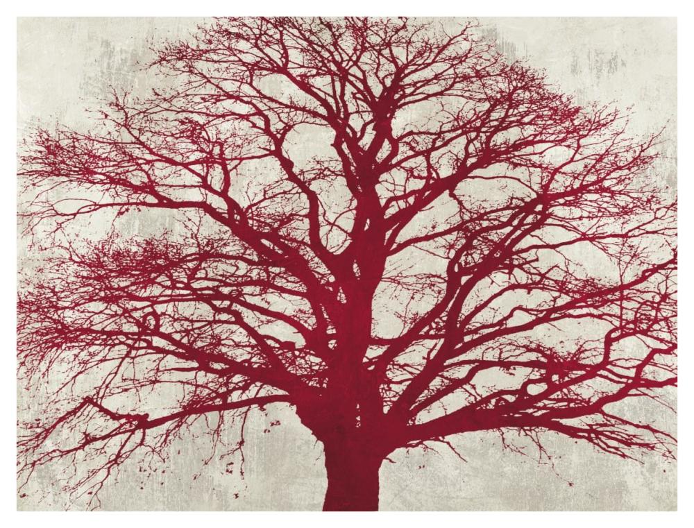 Purple Oak-Paper Art-42"x32"