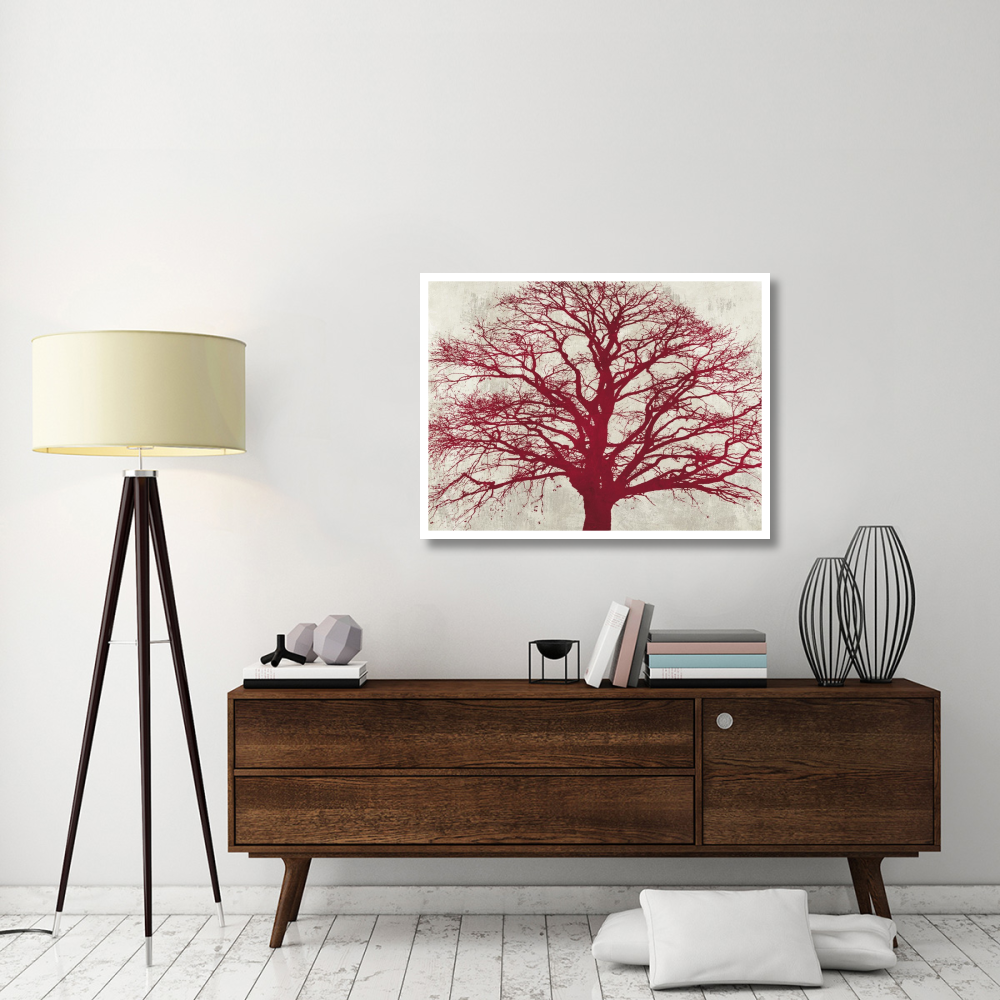 Purple Oak-Paper Art-42&quotx32"
