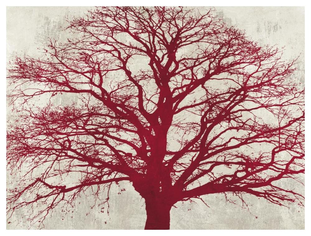Purple Oak-Paper Art-50"x38"