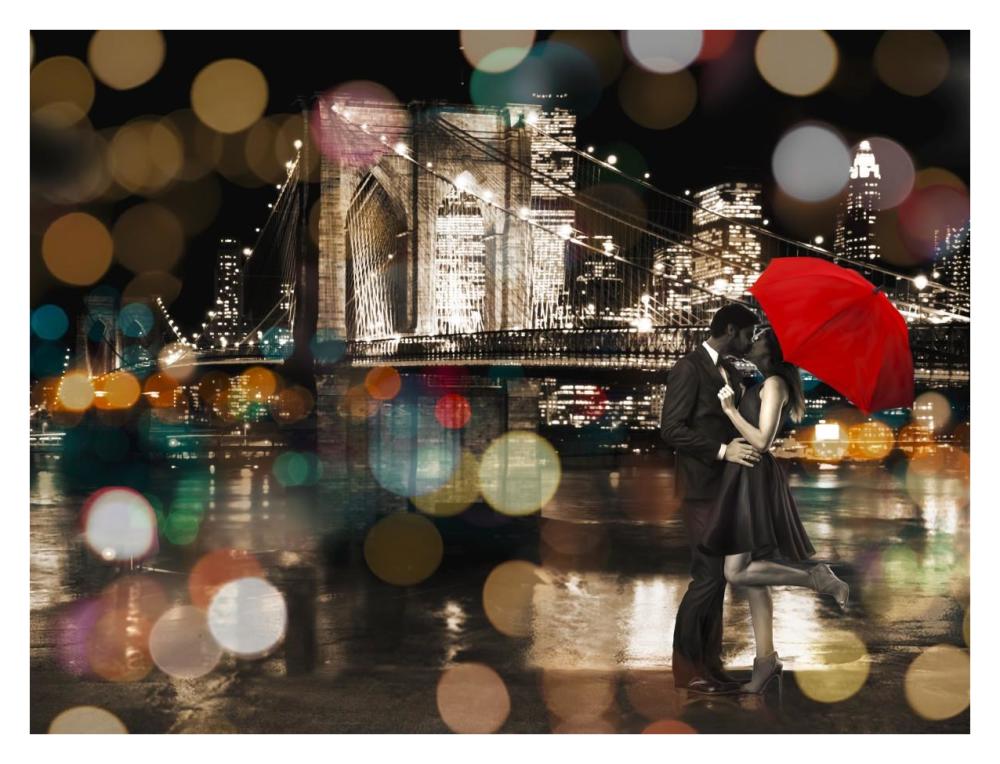 A Kiss in the Night-Paper Art-34"x26"