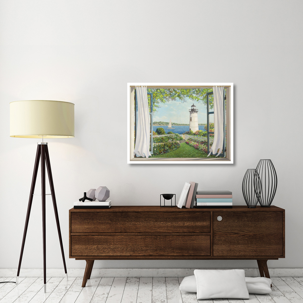 Finestra sul faro-Paper Art-42&quotx32"