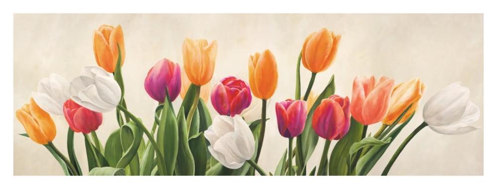 Nel mio giardino-Paper Art-38"x14"