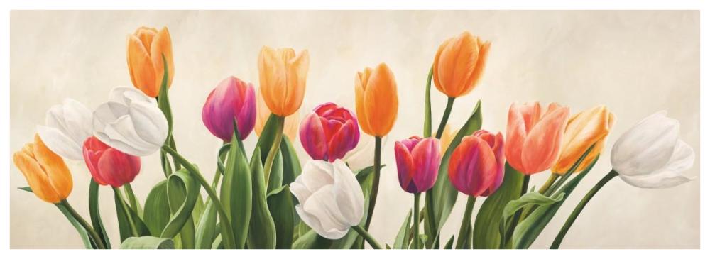 Nel mio giardino-Paper Art-74"x26"