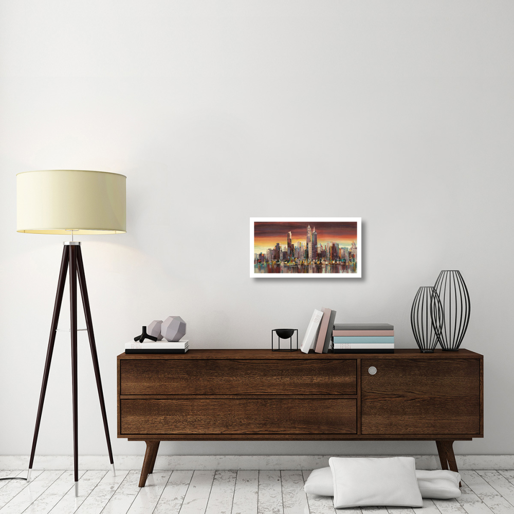 Sera su New York-Paper Art-26&quotx14"