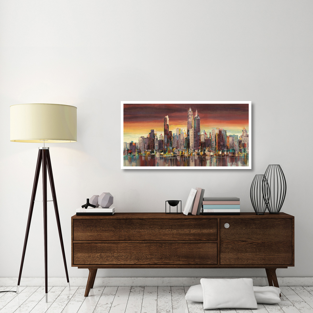 Sera su New York-Paper Art-50&quotx26"