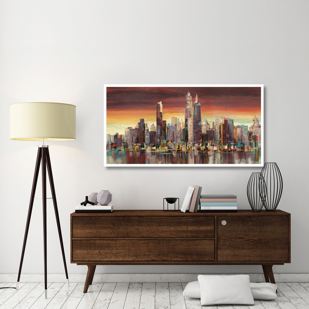 Sera su New York-Paper Art-62&quotx32"