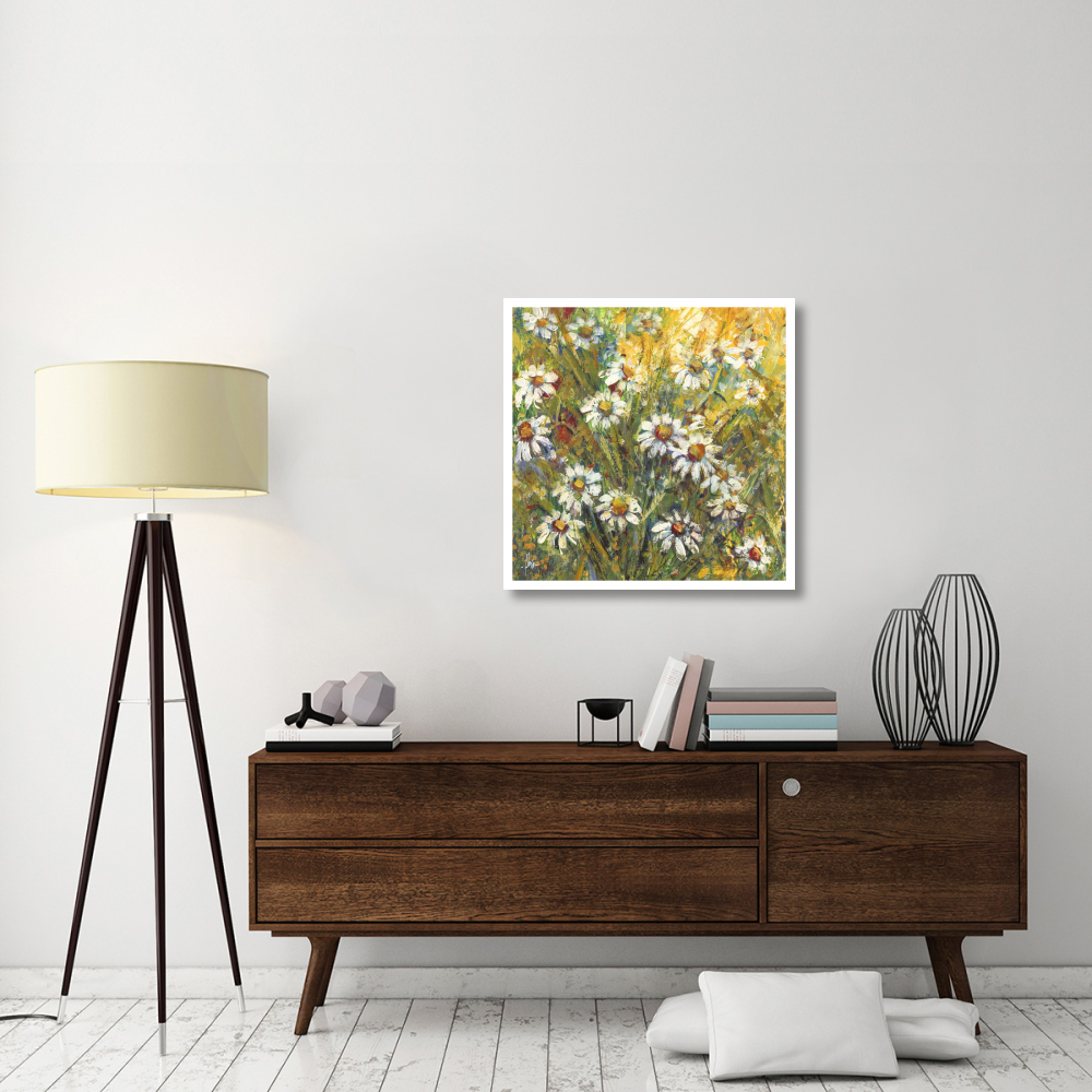 Margherite nel sole-Paper Art-32&quotx32"