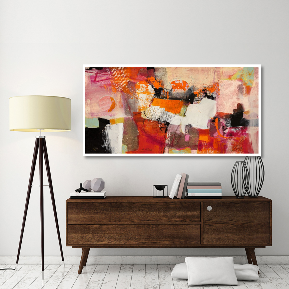 Colors of Summer-Paper Art-74&quotx38"
