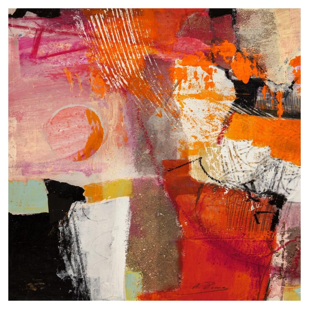 Colors of Summer I-Paper Art-38"x38"