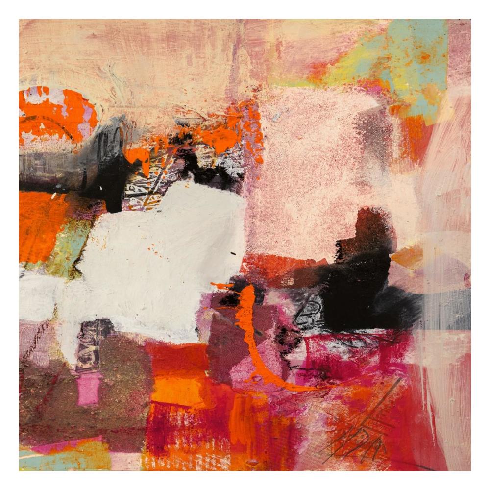Colors of Summer II-Paper Art-26"x26"