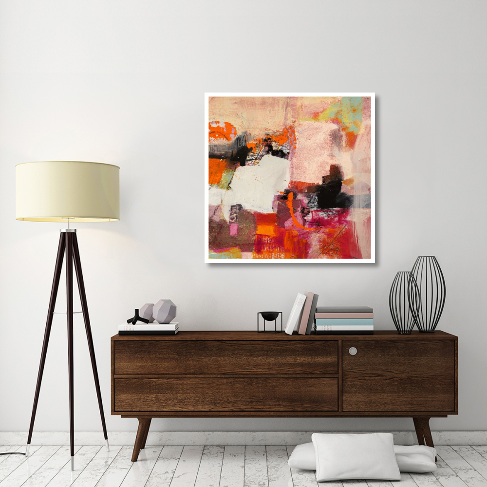 Colors of Summer II-Paper Art-42&quotx42"