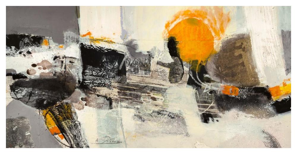 Morning Light-Paper Art-50"x26"