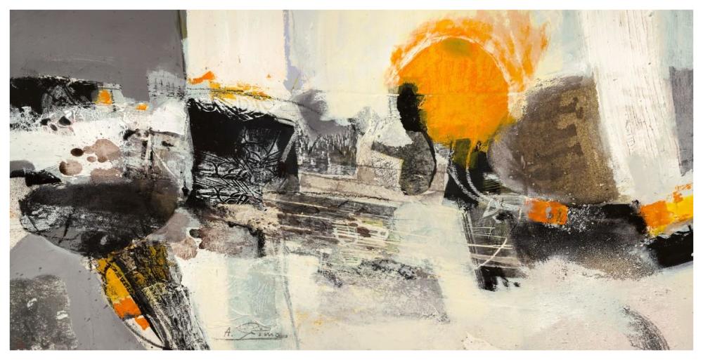 Morning Light-Paper Art-74"x38"