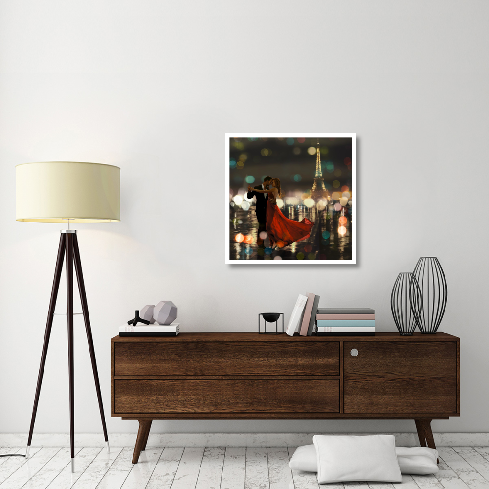Midnight in Paris-Paper Art-32&quotx32"