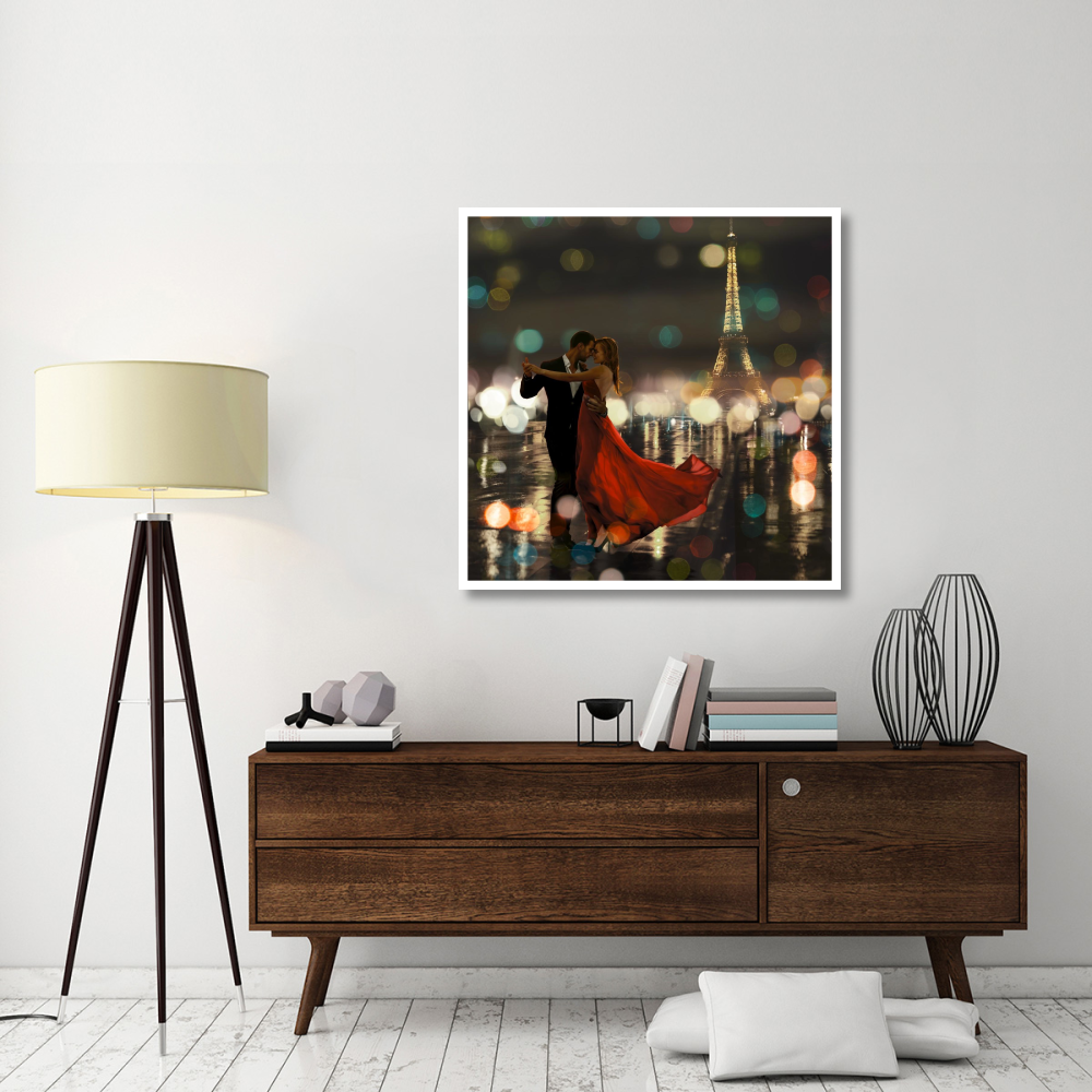 Midnight in Paris-Paper Art-42&quotx42"