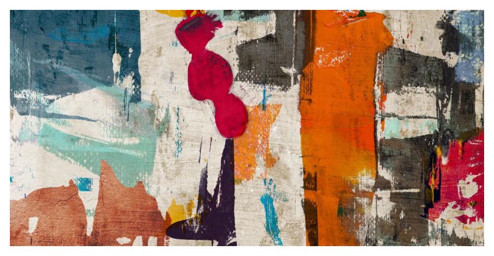Colors Royale-Paper Art-50"x26"