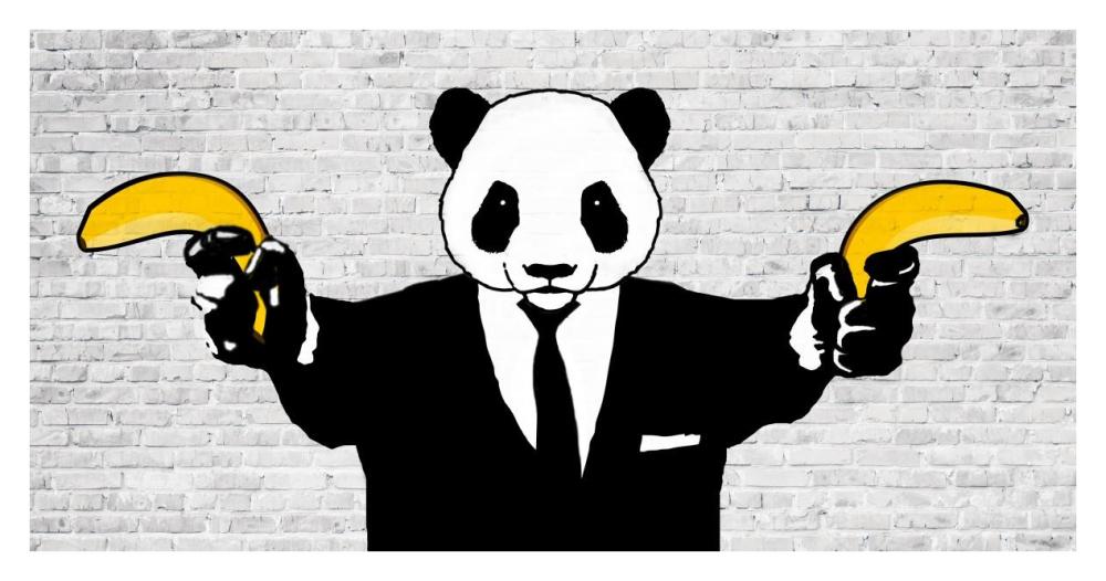 Everybody Be Cool!!!-Paper Art-38"x20"