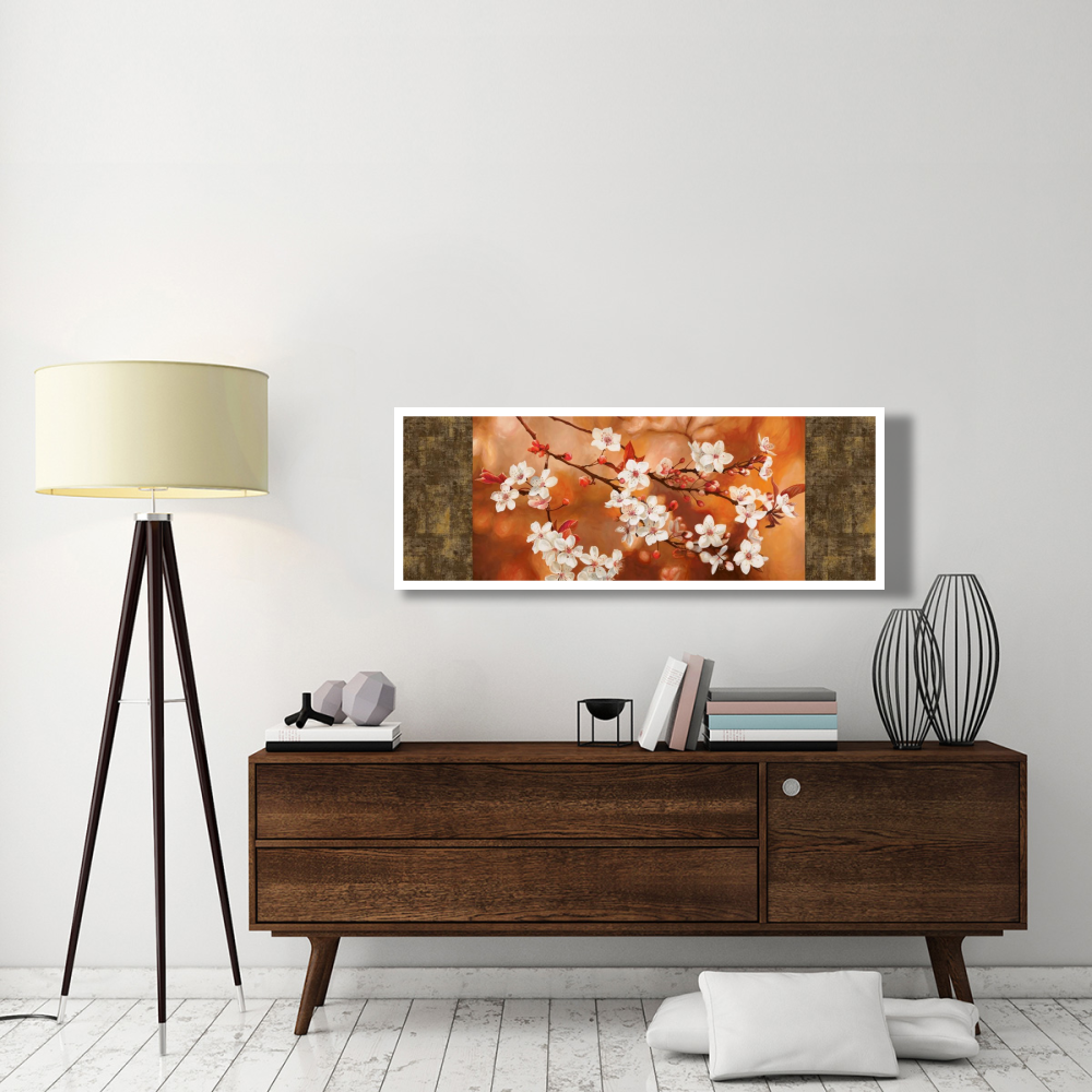 Orange Sakura-Paper Art-56&quotx20"