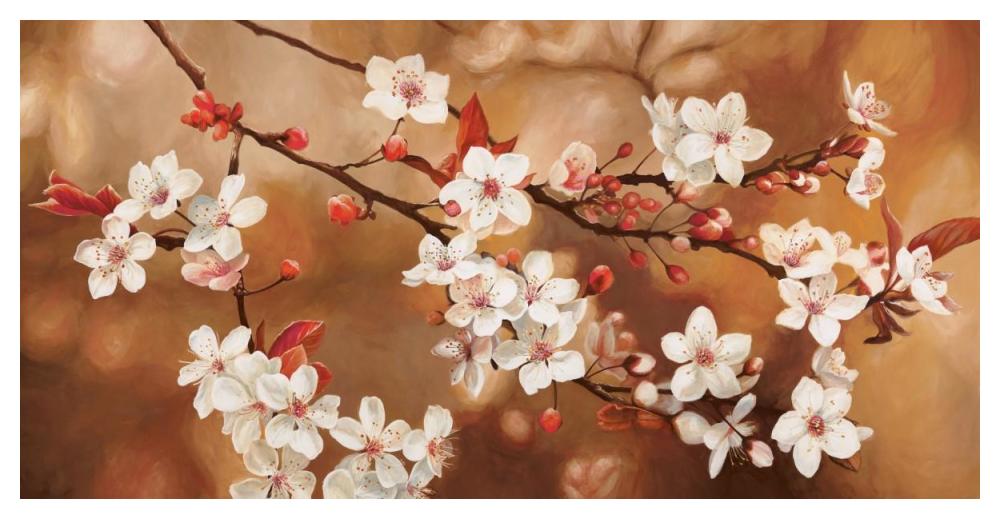 Sakura-Paper Art-50"x26"
