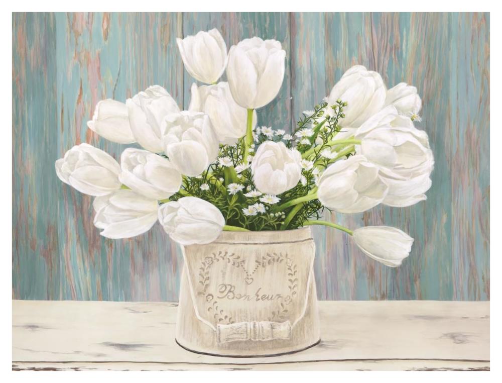 Country Bouquet-Paper Art-42"x32"