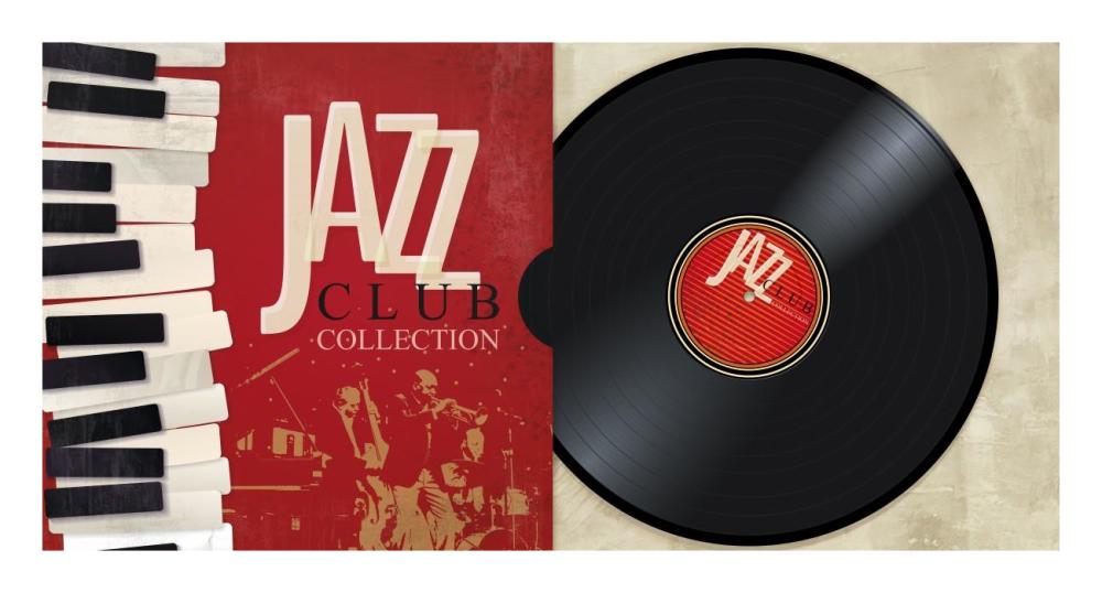 Jazz Club Collection-Paper Art-26"x14"