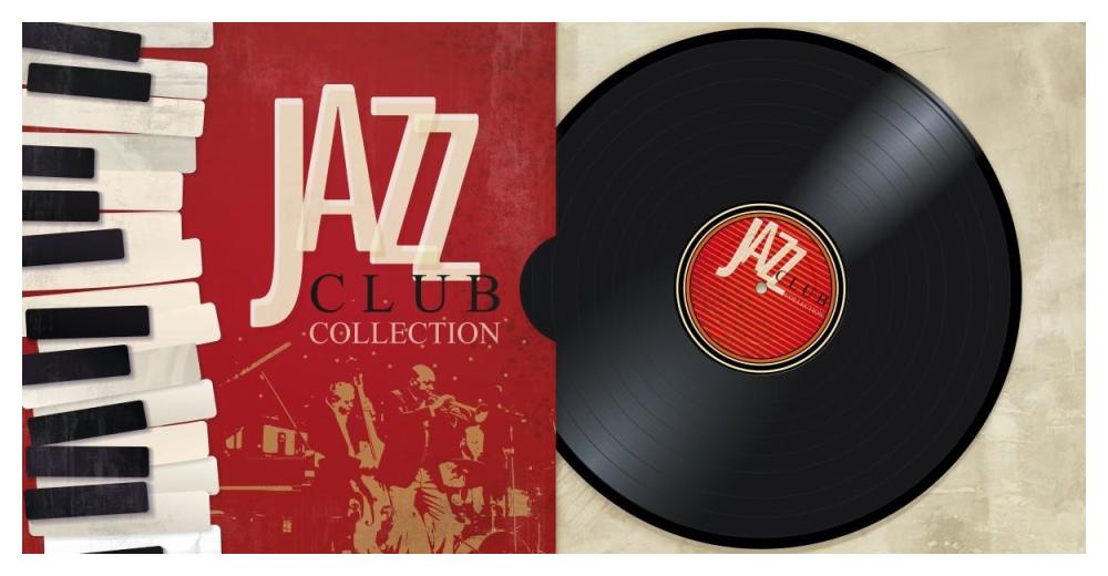 Jazz Club Collection-Paper Art-50"x26"