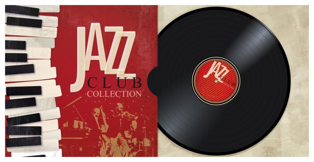 Jazz Club Collection-Paper Art-62"x32"
