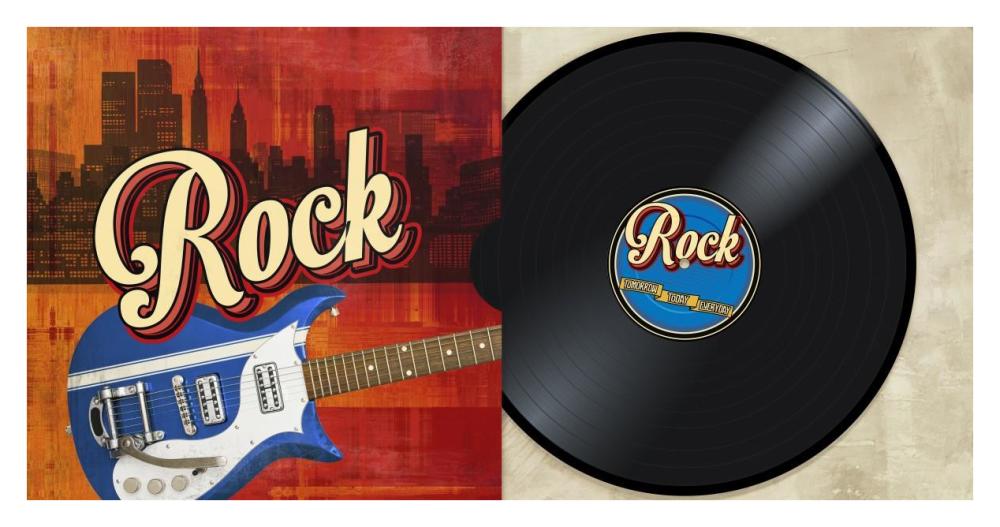 Rock Collection-Paper Art-38"x20"