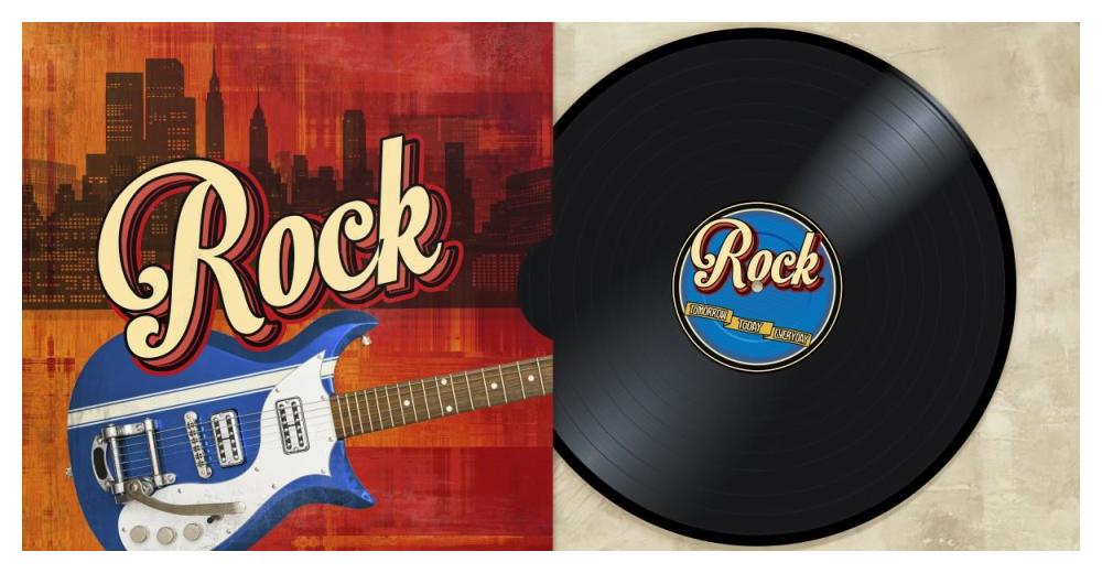 Rock Collection-Paper Art-50"x26"