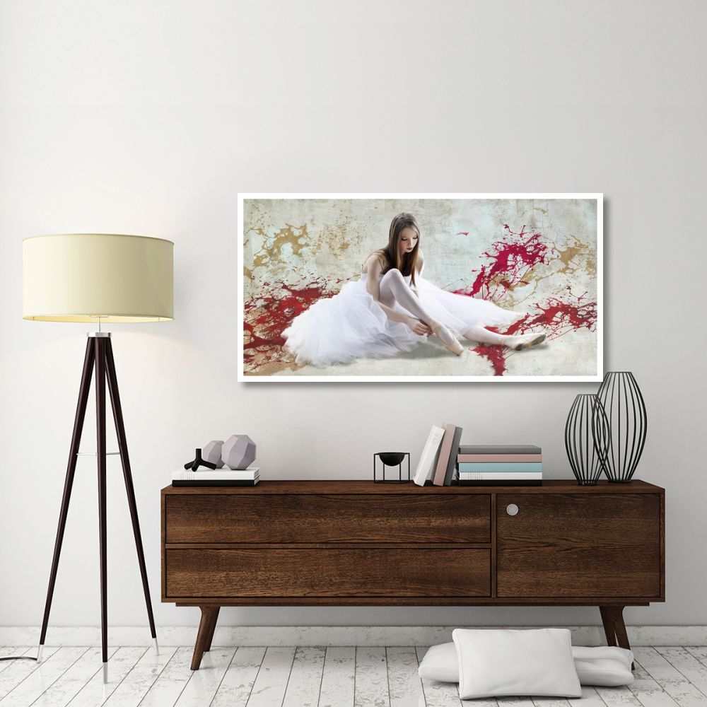 Ballet Dancer-Paper Art-62&quotx32"