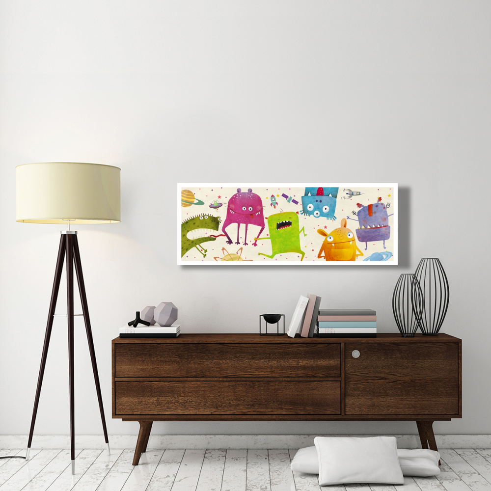 Alien Friends-Paper Art-56&quotx20"