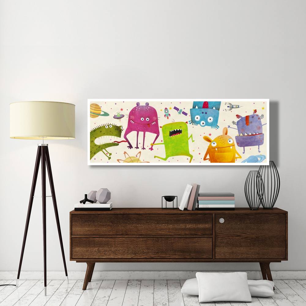 Alien Friends-Paper Art-74&quotx26"