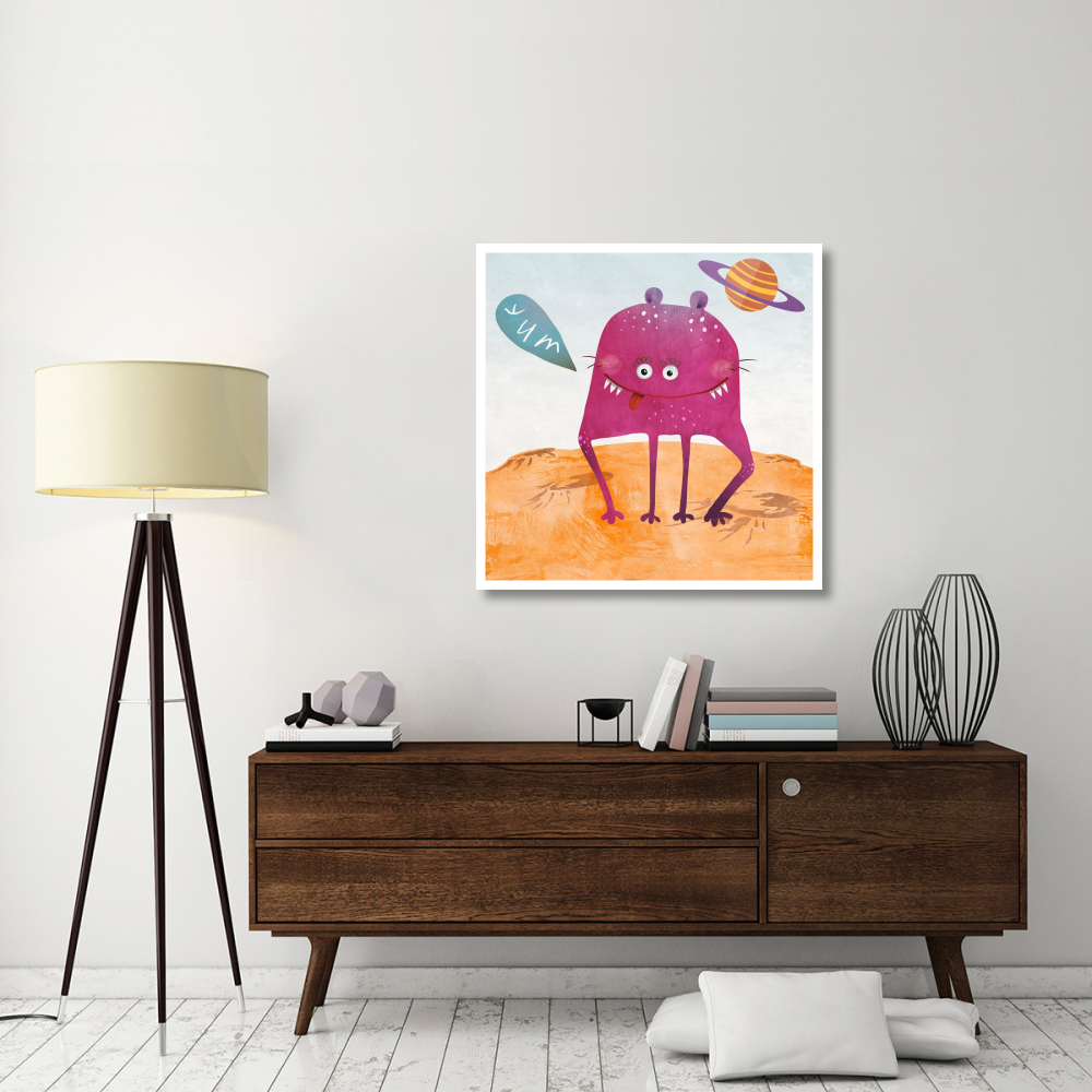 Alien Friend Number 2-Paper Art-38&quotx38"