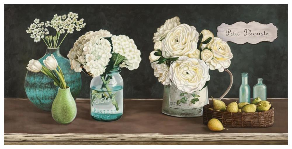 Petit Fleuriste-Paper Art-74"x38"