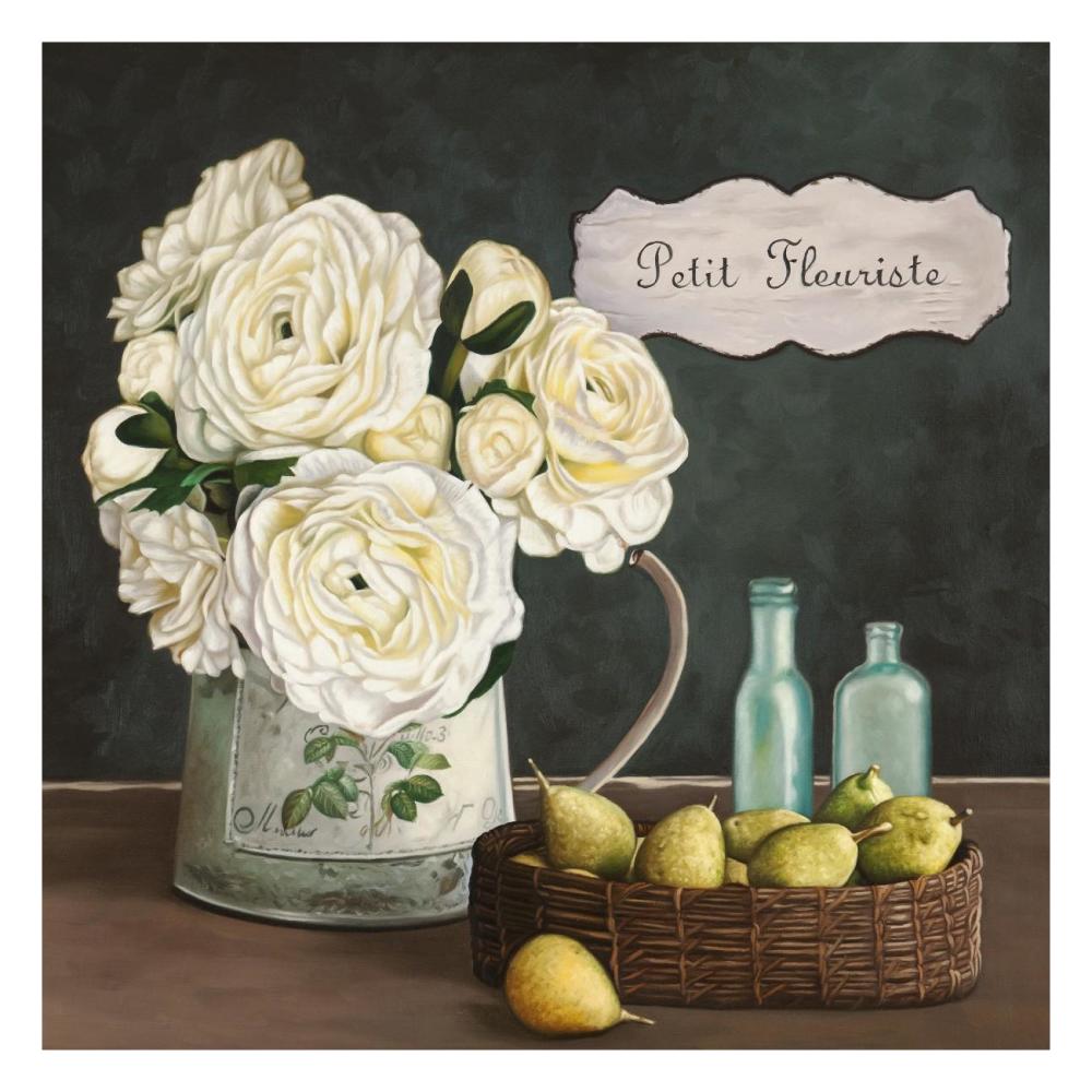 Petit Fleuriste II-Paper Art-26"x26"