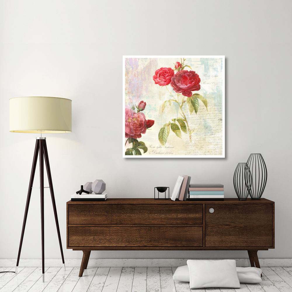 Redoute's Roses 2.0 II-Paper Art-42&quotx42"