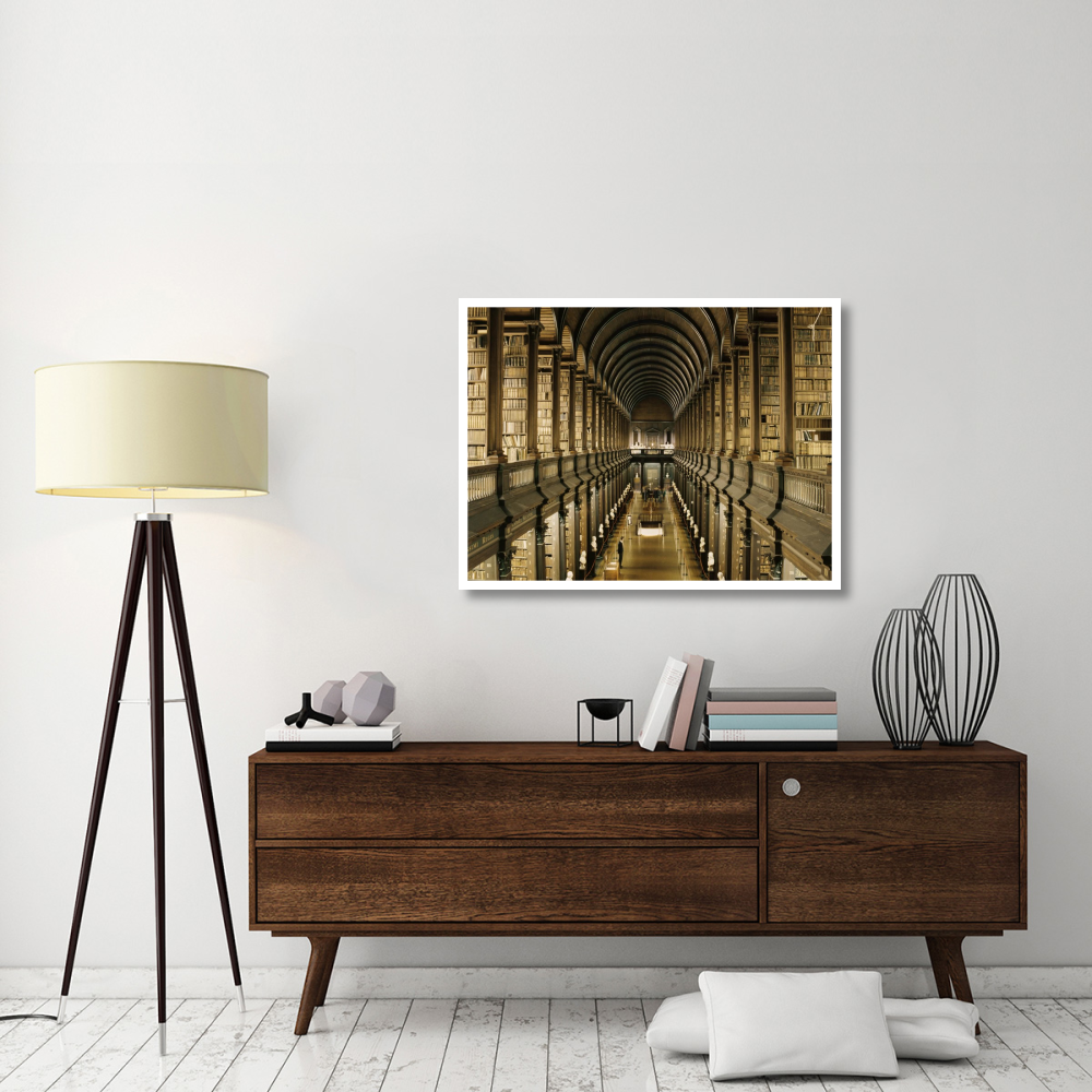 Interior of the Library, Trinity College, Dublin-Paper Art-42&quotx32"