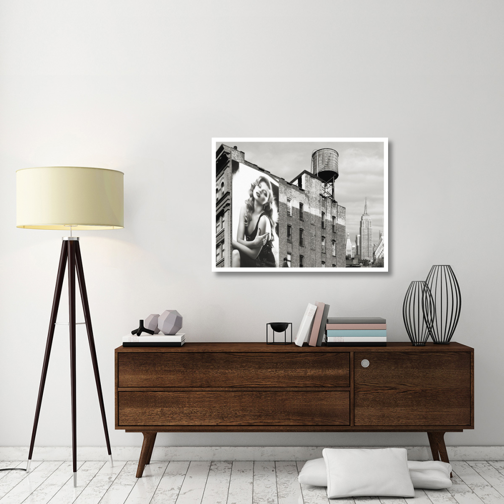 Billboards in Manhattan Number 1-Paper Art-42&quotx32"