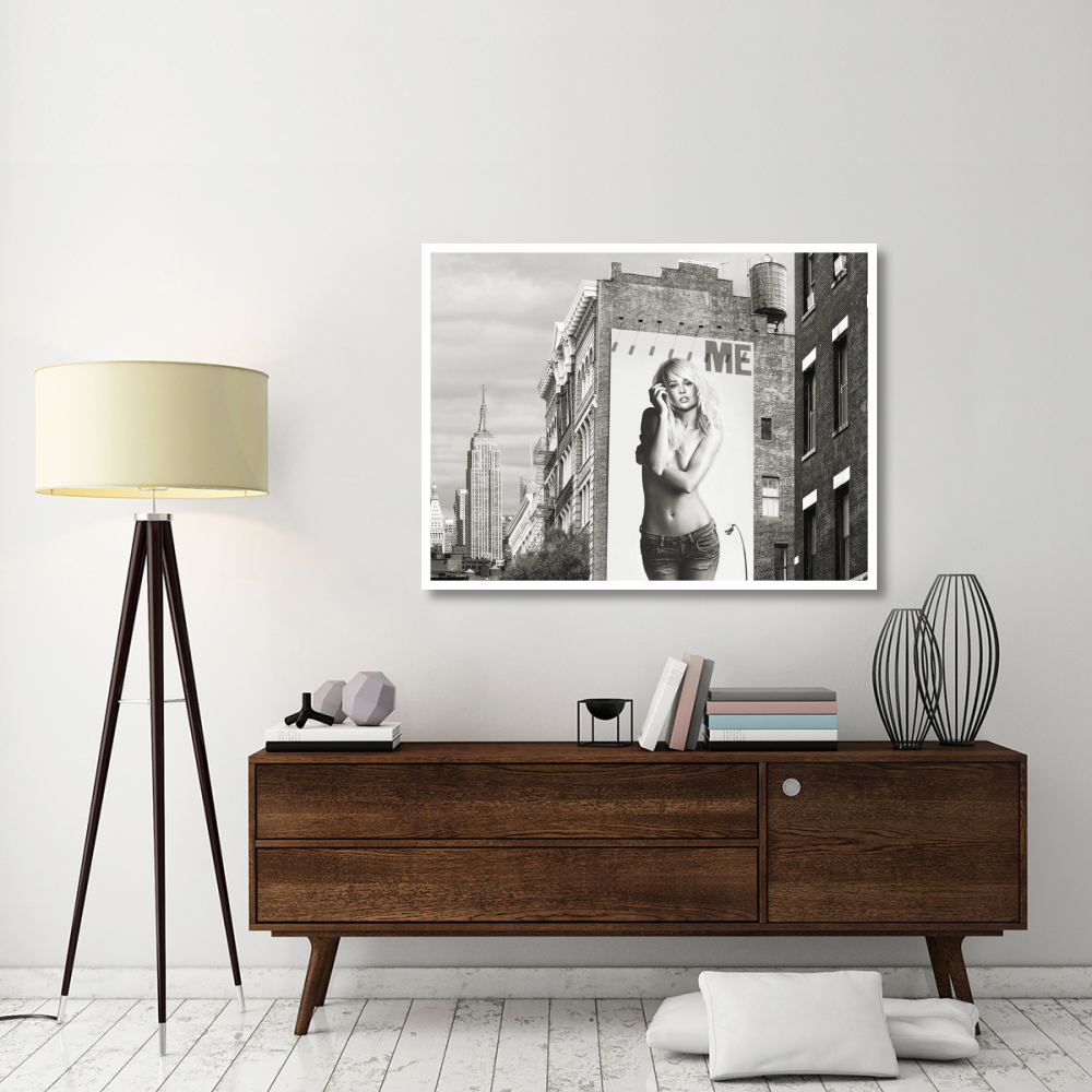 Billboards in Manhattan Number 2-Paper Art-50&quotx38"