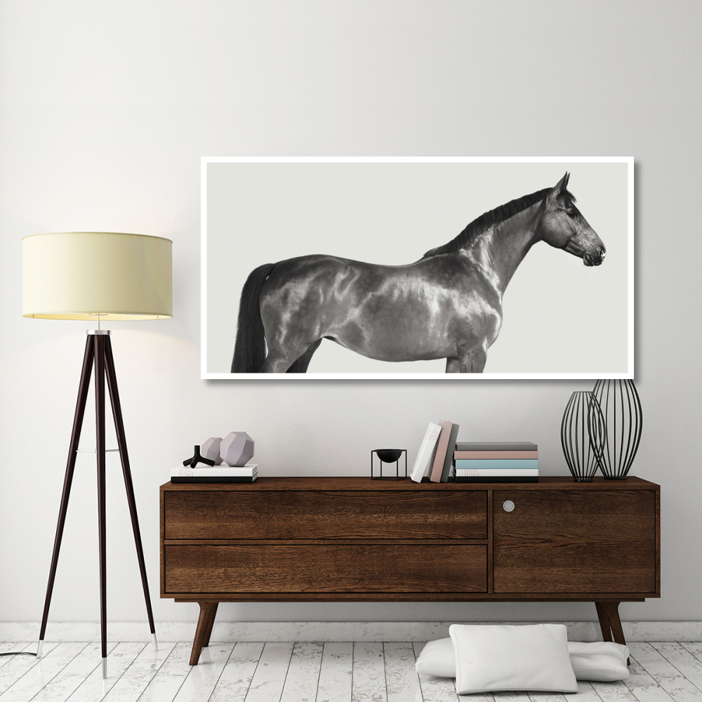 Kingsman Cavalier, English Thoroughbred-Paper Art-74&quotx38"