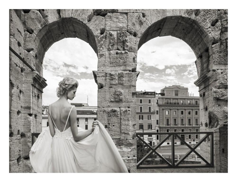 From the Colosseum, Rome-Paper Art-26"x20"
