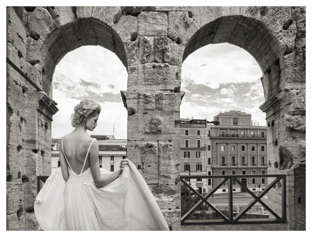 From the Colosseum, Rome-Paper Art-50"x38"