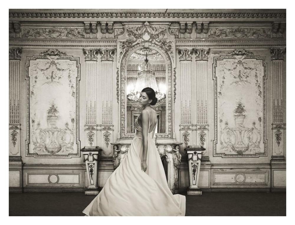 At the Palace-Paper Art-34"x26"