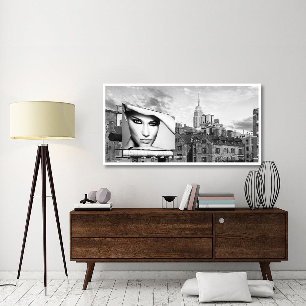 A Billboard in Manhattan-Paper Art-62&quotx32"